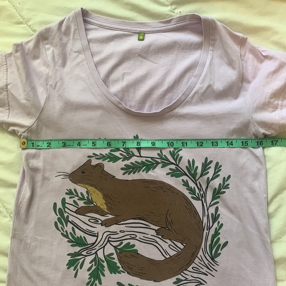 British Wildlife Trusts pine marten t-shirt: - Picture 5 of 5
